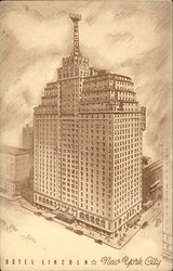 Hotel Lincoln, 44th to 45th Streets at 8th Avenue Postcard