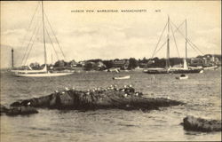 Harbor View Marblehead, MA Postcard 