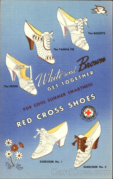 Red Cross Shoes Advertising