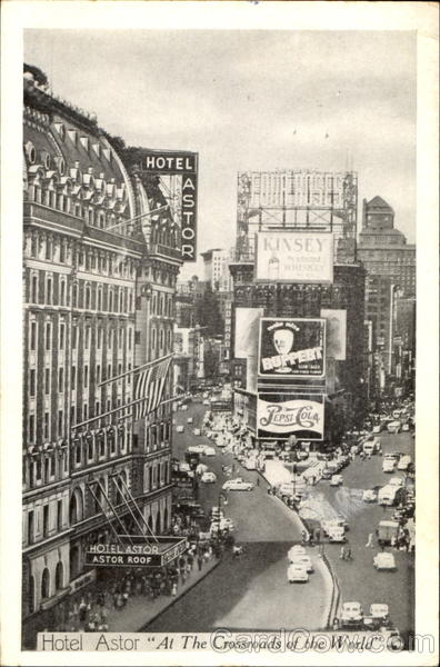 Hotel Astor, Time Square New York