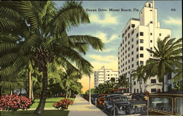 Ocean Drive Miami Beach Florida