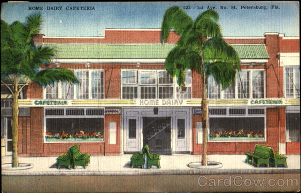 Home Dairy Cafeteria, 523 1st Ave St. Petersburg Florida