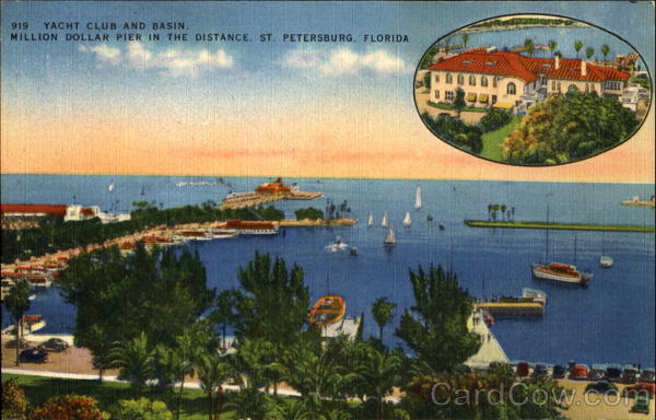 Yacht Club And Basin St. Petersburg Florida