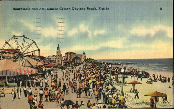 Boardwalk And Amusement Center Daytona Beach Florida
