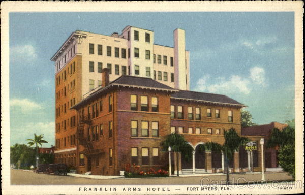 Franklin Arms Hotel, First and Lee Streets Fort Myers Florida