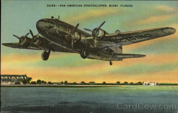 Pan American Stratoclipper Miami Florida