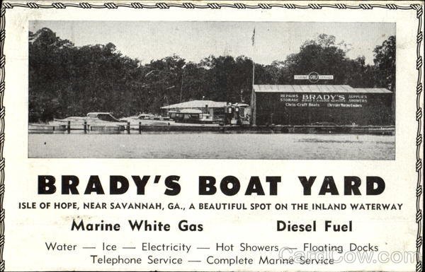 Brady's Boat Yard, Isle of Hope Savannah Georgia