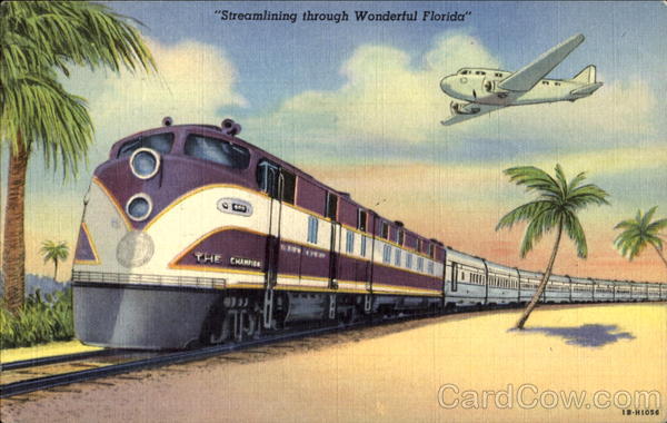 Streamlining Through Wonderful Florida Trains, Railroad