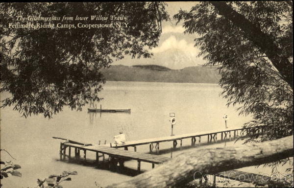 The Glimmerglass From Lower Willow Trail, Fenimore Riding Camps Cooperstown New York