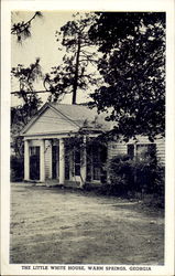 The Little White House Warm Springs, GA Postcard Postcard