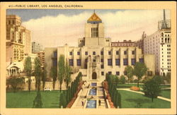Public Library Postcard