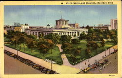 State Capitol And Grounds Postcard