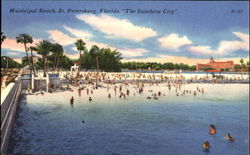 Municipal Beach Postcard