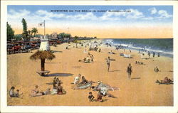 Midwinter On The Beach Scenic, FL Postcard Postcard