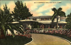 Modernistic Home Postcard