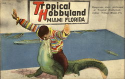 A Dangerous Stunt Postcard