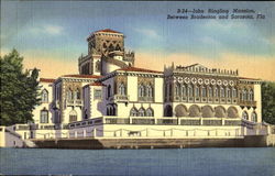 John Ringling Mansion Postcard