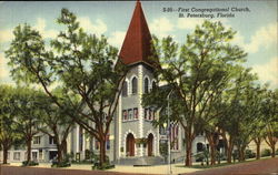 First Congregational Church, Third Avenue and Fourth St. North Postcard