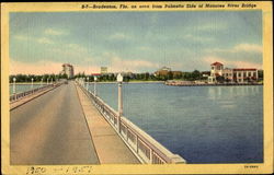 Manatee River Bridge Postcard