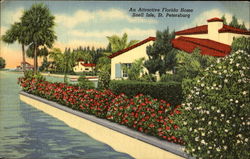 An Attractive Florida Home, Snell Isle Postcard