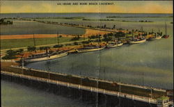 Miami And Miami Beach Postcard