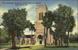 Strikingly Beautiful Famed Bethesda Church Postcard