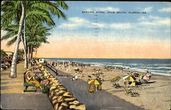 Bathing Scene Postcard