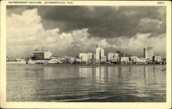 Waterfront Skyline Postcard