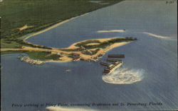 Bradenton Ferry Arriving At Piney Point Postcard