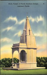 Hindu Temple, Florida Southern College Postcard