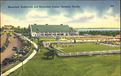 Municipal Auditorium And Recreation Center Sarasota, FL Postcard Postcard