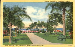 The Land Of Palms And Flowers, Ferran Park Eustis, FL Postcard Postcard