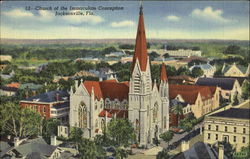 Church If The Immaculate Conception Jacksonville, FL Postcard Postcard