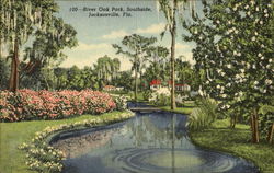 River Oak Park Southside Jacksonville, FL Postcard Postcard