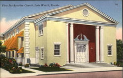 First Presbyterian Church Lake Worth, FL Postcard Postcard