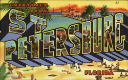 Greetings From St. Petersburg Florida Postcard Postcard
