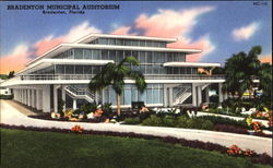 Bradenton Municipal Auditorium Postcard