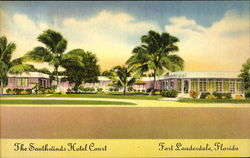 The Southwinds Hotel Court, 1630 South Federal Highway Postcard