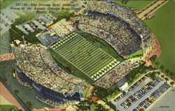 The Orange Bowl Stadium Miami, FL Postcard Postcard