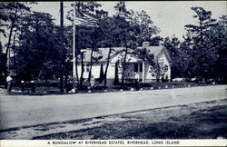 A Bungalow At Riverhead Estates Long Island Postcard