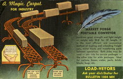 A Magic Carpet For Industry Postcard