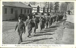 Reception Center Camp Lee, VA Postcard Postcard