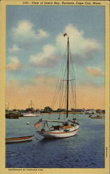 View Of Lewis Bay, Hyannis Postcard