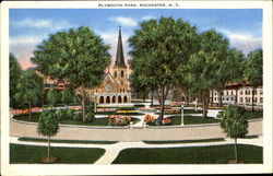 Plymouth Park Postcard