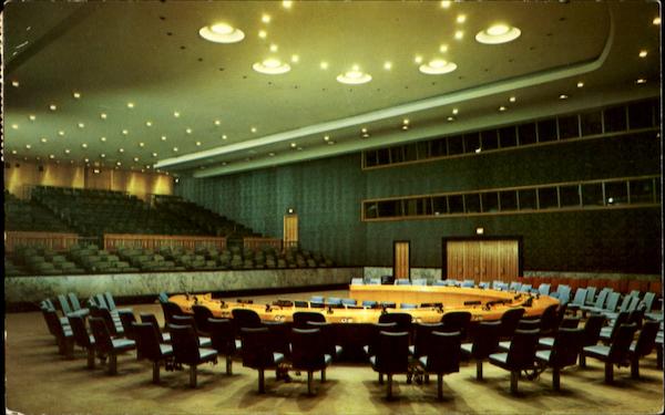 The Security Council Chamber New York