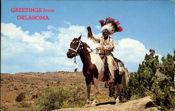 Greetings From Oklahoma Native Americana
