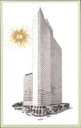 Americana Of New York, 52nd-53rd Streets, East of Seventh Avenue Postcard