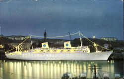 Swedish American Line Postcard