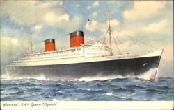 Cunard R. M. S. Queen Elizabeth Postcard