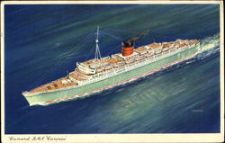 Cunard R. M. S. Caronia Postcard